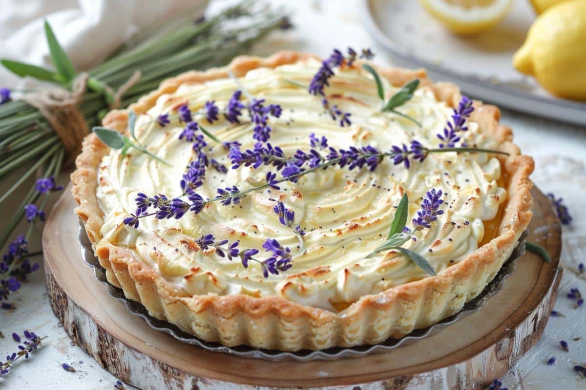 Tartelette citron-lavande : recette pour une pause parfumée et magique