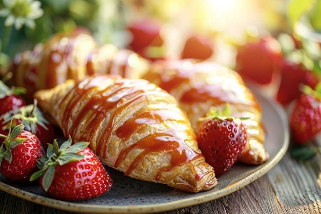 Recette rapide : Feuilletés express aux fraises pour gourmands pressés