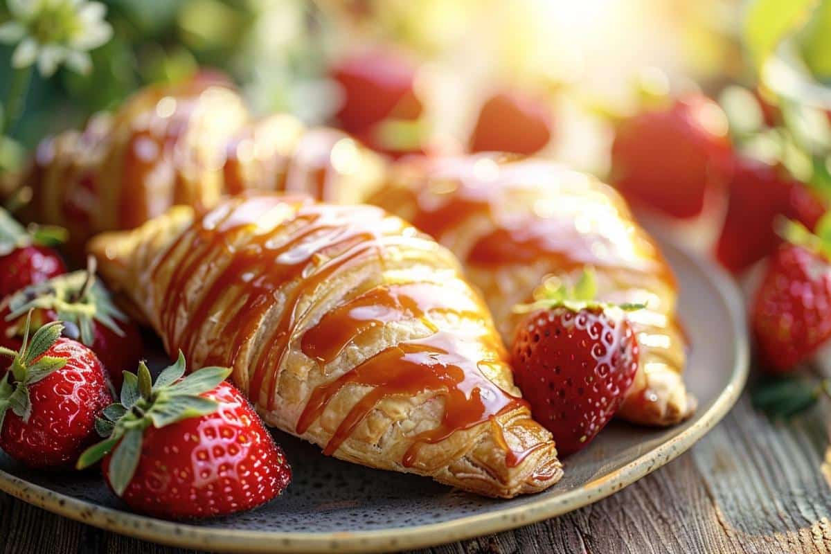 Recette rapide : Feuilletés express aux fraises pour gourmands pressés