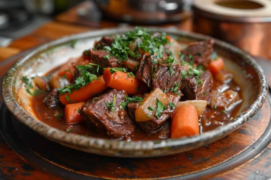 Recette facile de bourguignon au Cookeo : préparation rapide et savoureuse