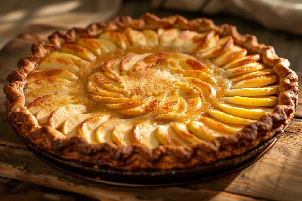 Découvrez la tarte aux pommes légère : un dessert savoureux et faible en calories