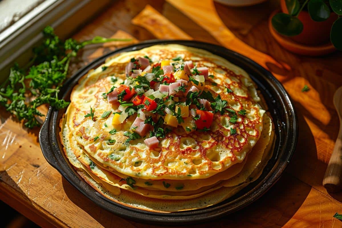 Recette facile de crêpes salées : gourmandises assurées en quelques étapes
