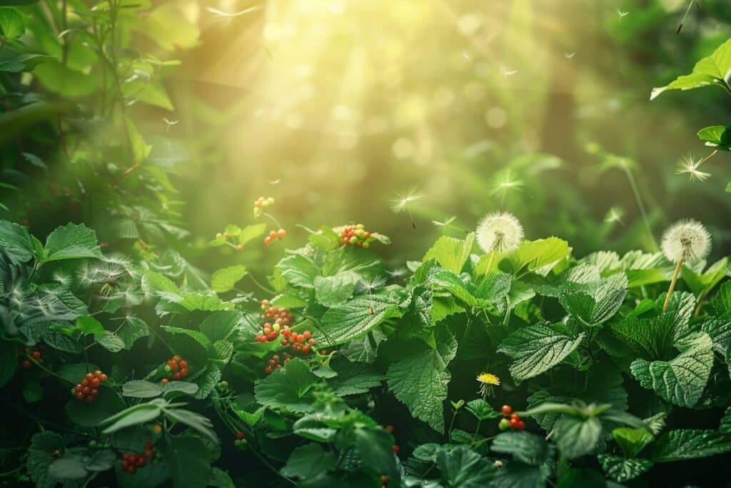 30 plantes sauvages comestibles à connaître : trésors cachés de la nature