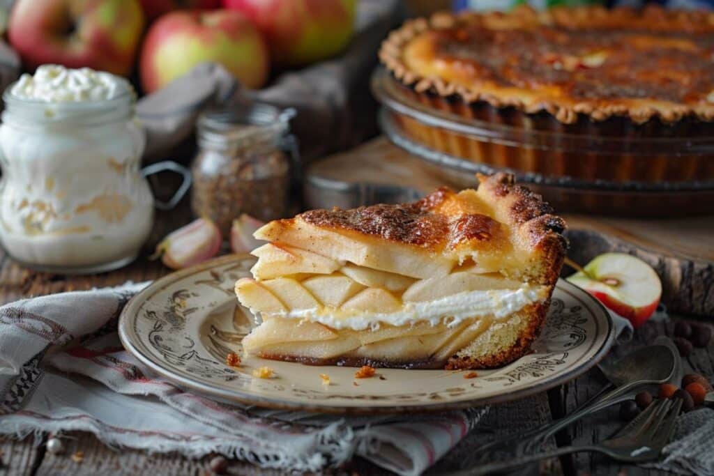 Gâteau aux pommes et mascarpone : recette facile pour un dessert moelleux