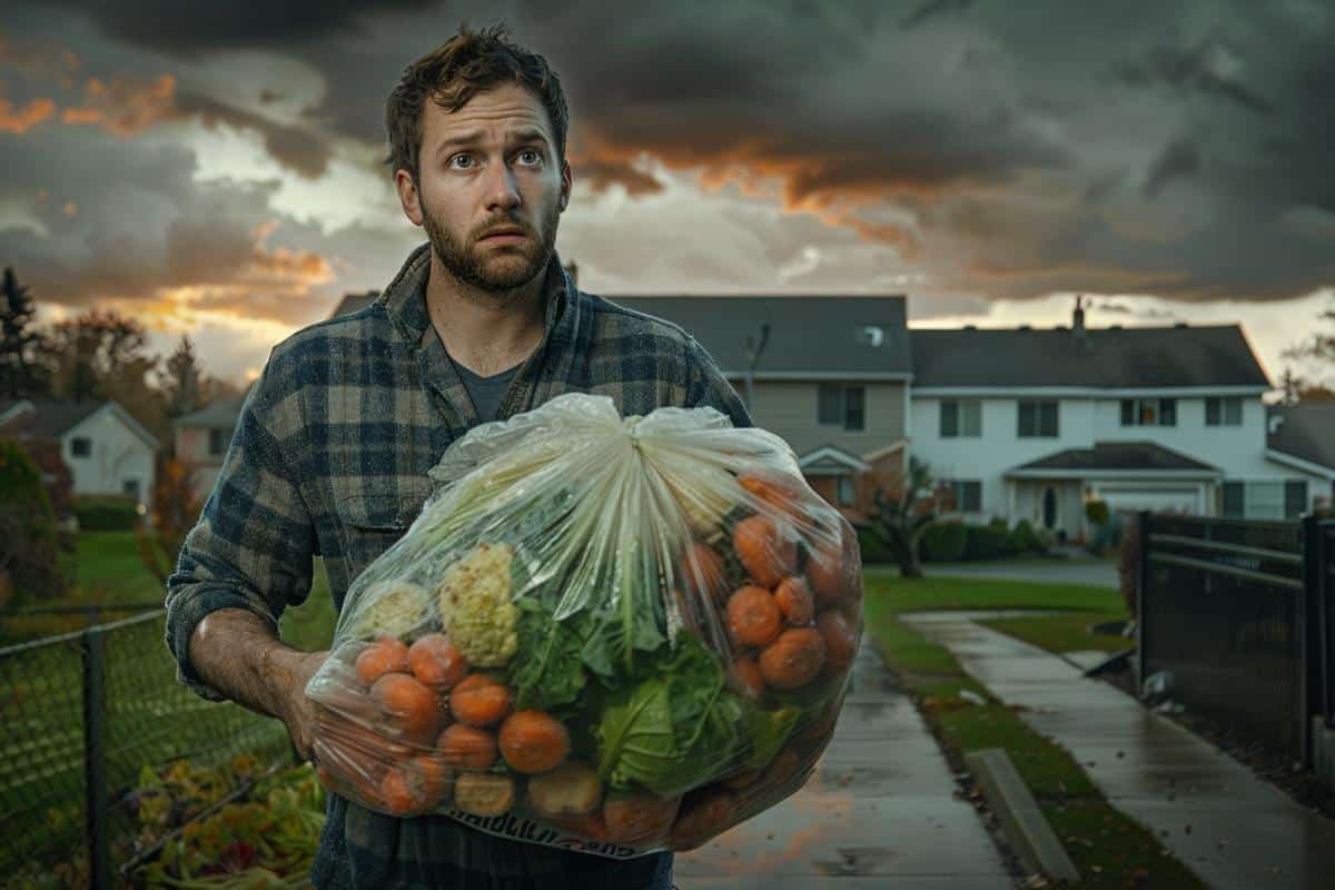 Il achète des légumes chez Aldi et vit un cauchemar en rentrant chez lui