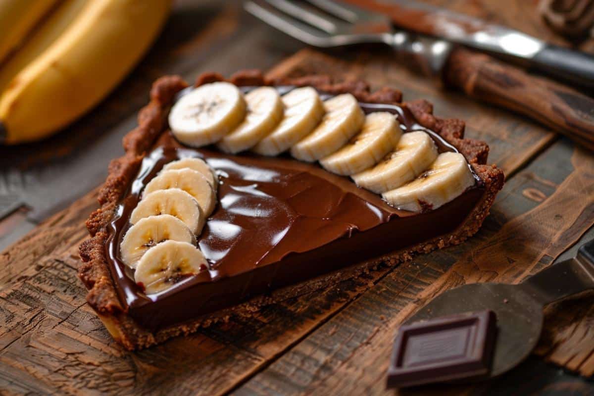 Recette rapide tarte chocolat banane maison : un délice facile à réaliser