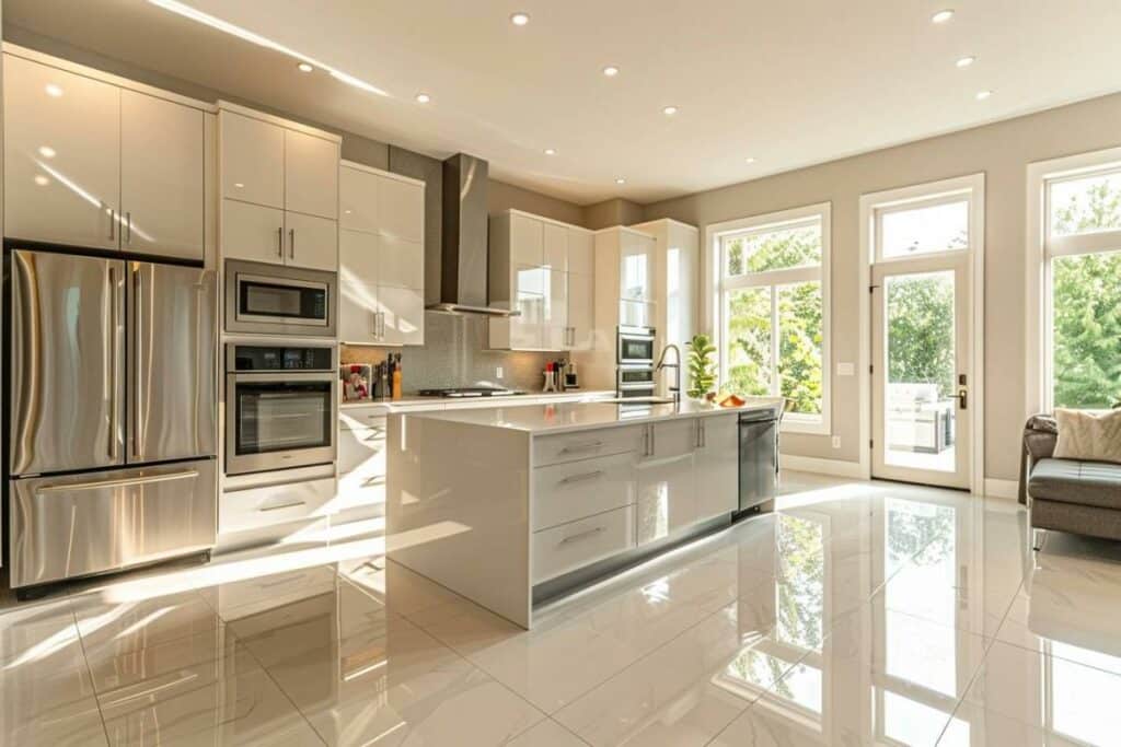 Avantages et idées de design pour la cuisine ouverte dans une maison moderne