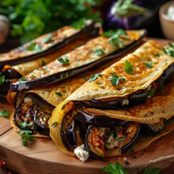 Recette 2024 : délicieuses crêpes aux aubergines, saines et naturelles