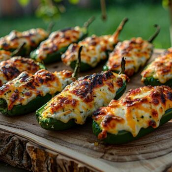 Recette airfryer poppers aux jalapeños frits à l’air libre pour un apéro savoureux