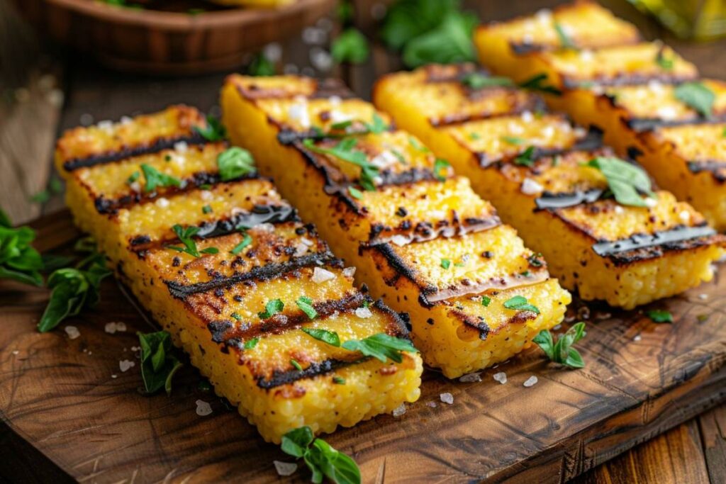 Recette airfryer polenta grillée : une préparation croustillante et facile pour tous