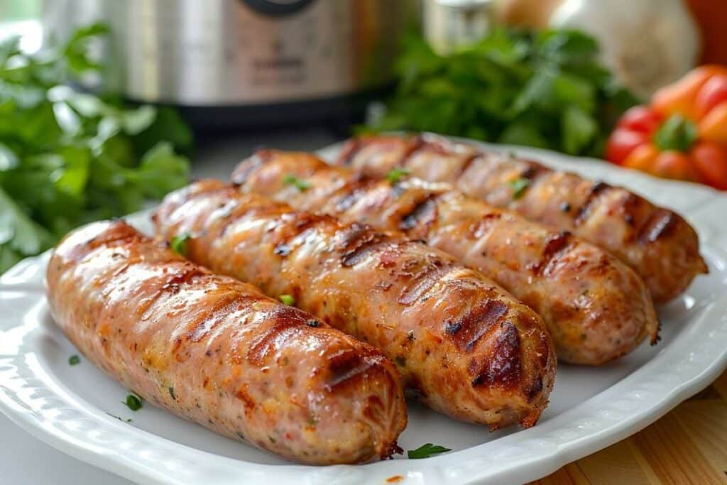 Recette airfryer pour une délicieuse plaquette de saucisse croustillante et juteuse
