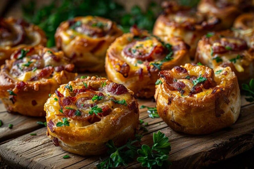 Recette de lardon et fromage roulés : apéro croustillant et savoureux