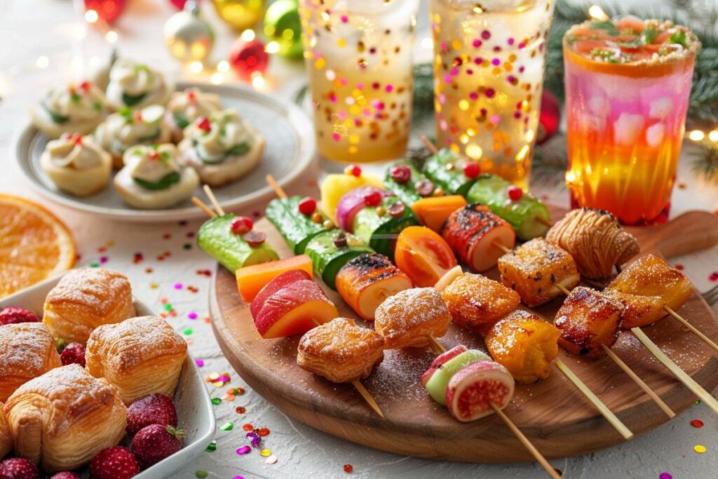 Recette pour un apéro nouvel an : facile et pas cher