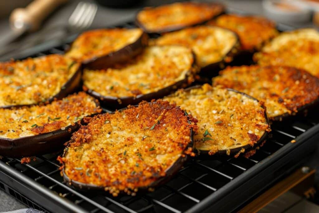 Aubergines panées au Airfryer : recette facile et rapide pour des aubergines croustillantes