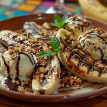 Recette airfryer banana splits grillés : dessert facile, sain et gourmand