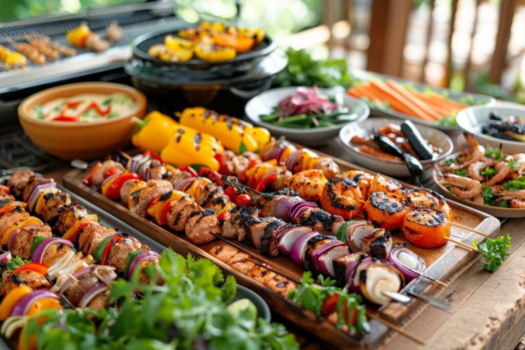 Conseils pour un barbecue équilibré : astuces nutrition et recettes saines pour tous