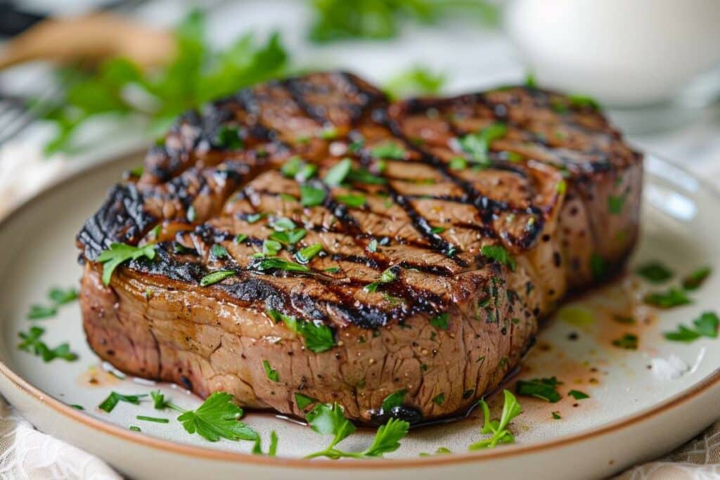 Recette airfryer : bavette de bœuf grillée, tendre et savoureuse