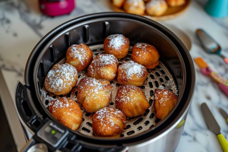 Recette airfryer : beignets à la friteuse croustillants et savoureux