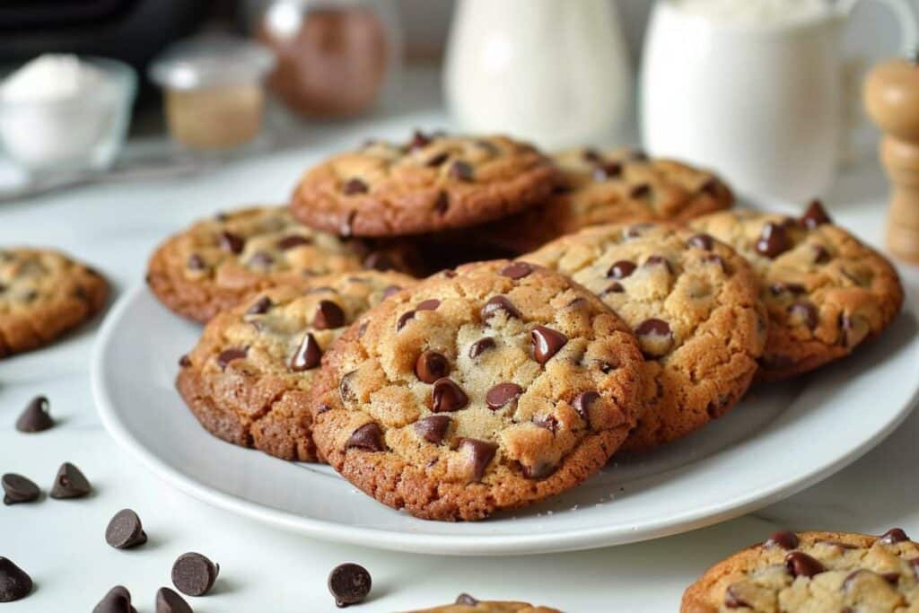 Recette facile : biscuits aux pépites de chocolat croustillants à l'airfryer