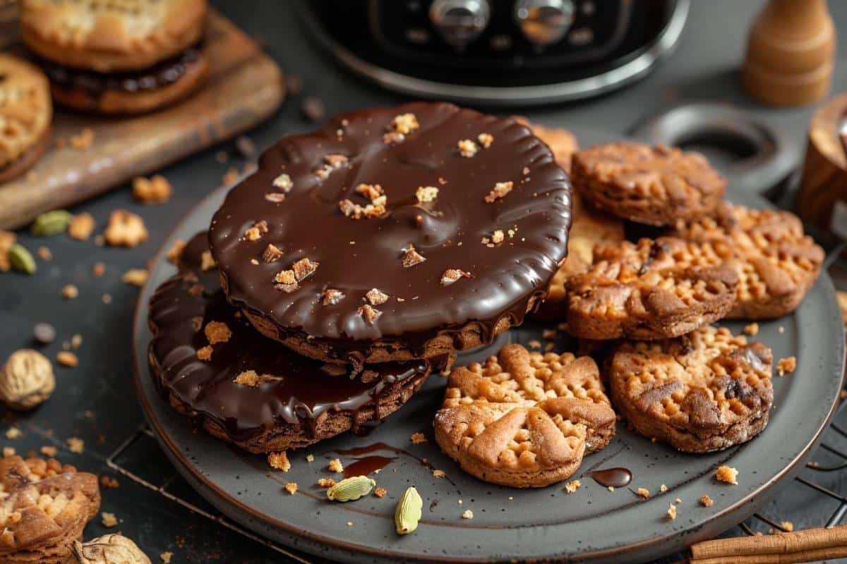 Recette airfryer biscuits au chocolat et à la cardamome : une gourmandise rapide et facile