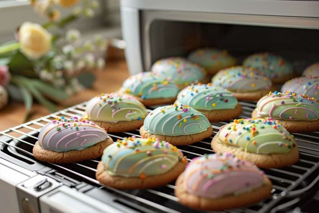 Recette airfryer pour biscuits aux œufs de Pâques : dessert rapide et délicieux
