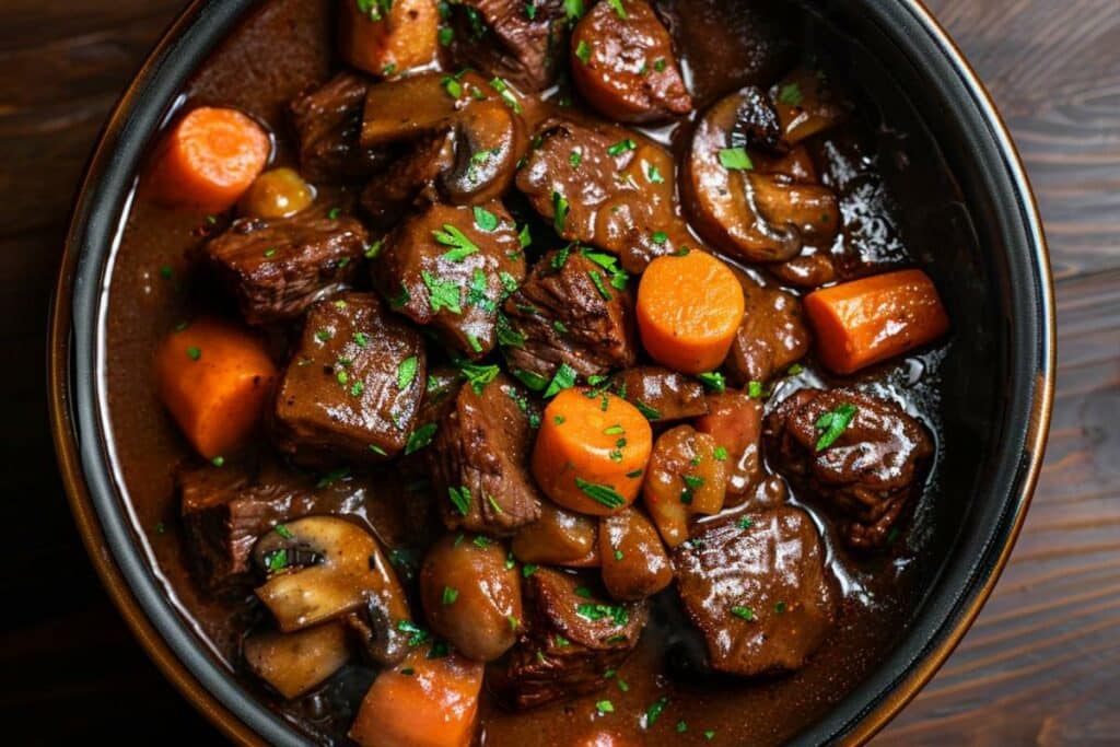 Recette inédite de bœuf bourguignon au Airfryer pour une cuisine rapide et savoureuse