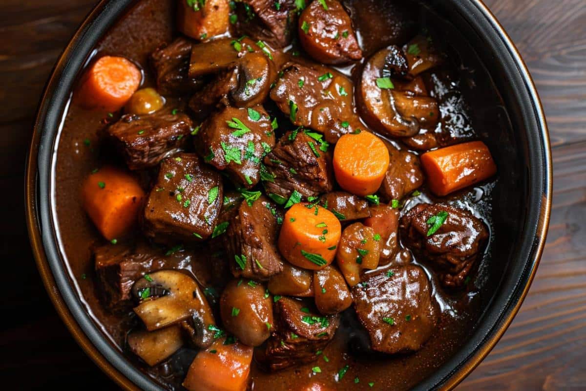 Recette inédite de bœuf bourguignon au Airfryer pour une cuisine rapide et savoureuse