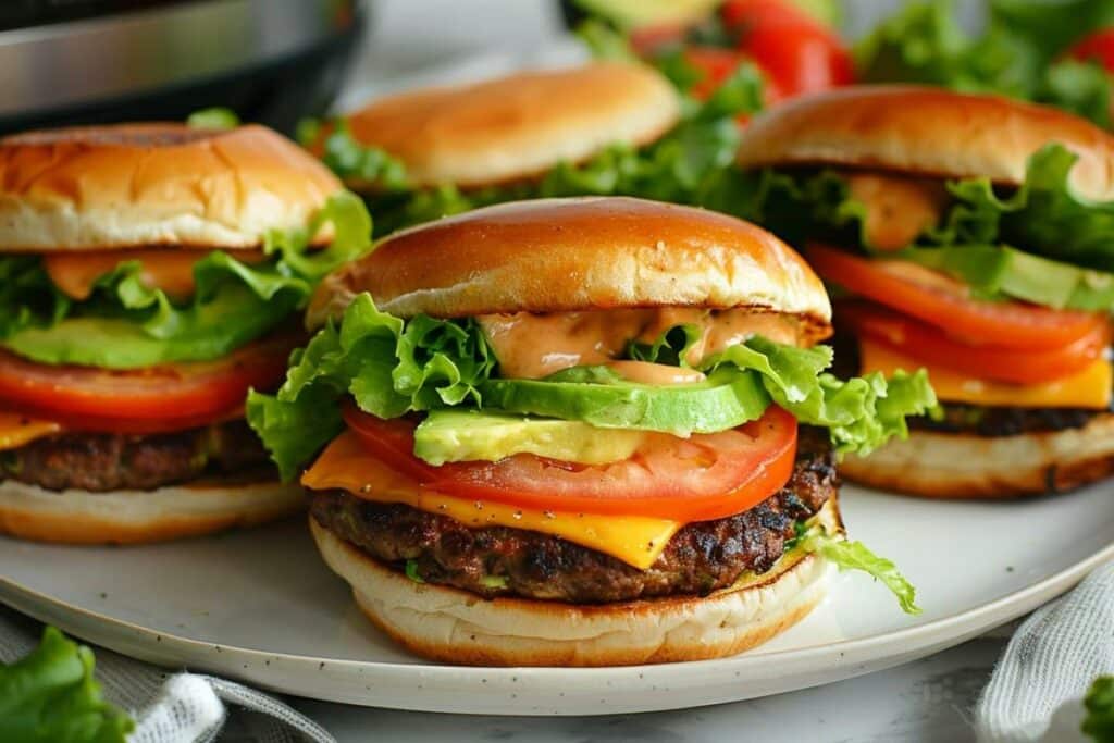 Recette airfryer burgers végétariens : comment préparer des burgers sans viande avec votre friteuse à air
