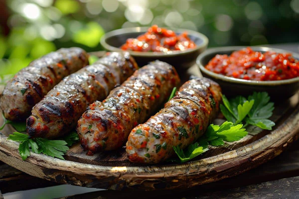 Recette airfryer cevapi de bœuf maison à la sauce ajvar : savourez un plat traditionel balkanique