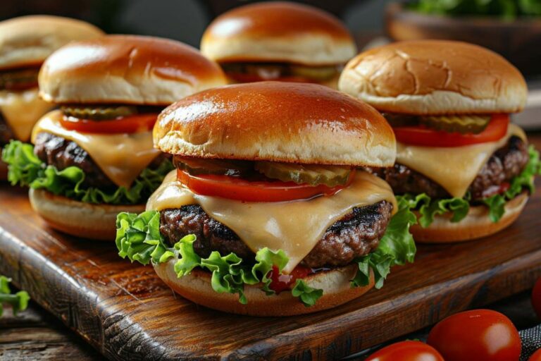 Recette airfryer cheeseburgers farcis : délicieux burgers maison en un clin d'œil