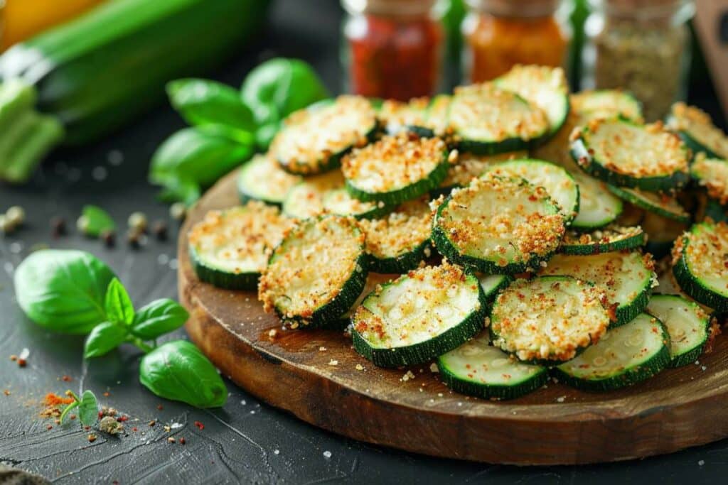 Recette airfryer chips de courgette croustillantes et saines à faire chez soi
