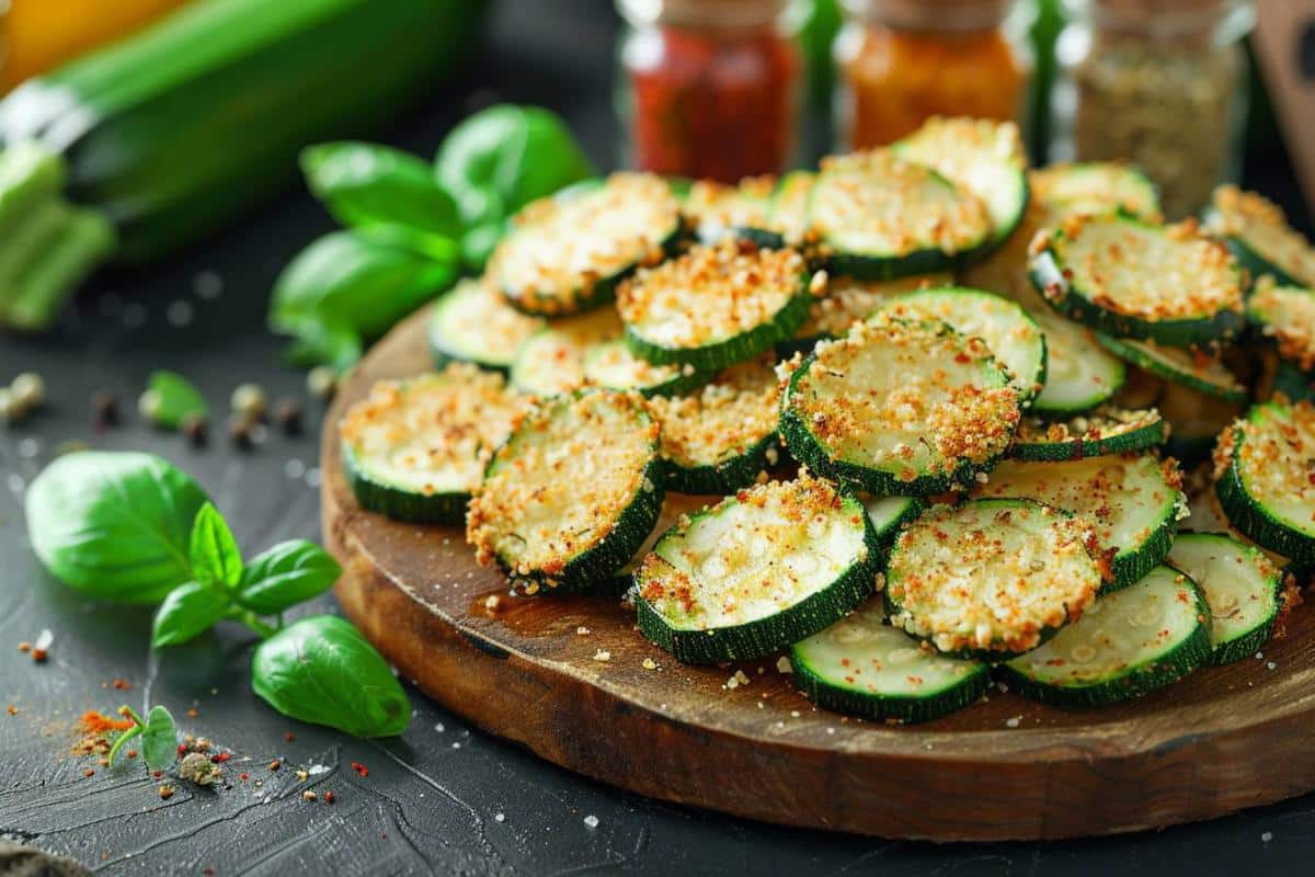 Recette airfryer chips de courgette croustillantes et saines à faire chez soi
