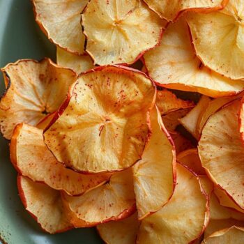 Recette airfryer : chips de pommes séchées croquantes et faciles à préparer