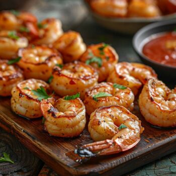 Recette airfryer crevettes à l'ail et au piment : un délice facile et rapide