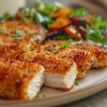Escalopes de dinde panées au Airfryer : recette facile et rapide pour un dîner délicieux