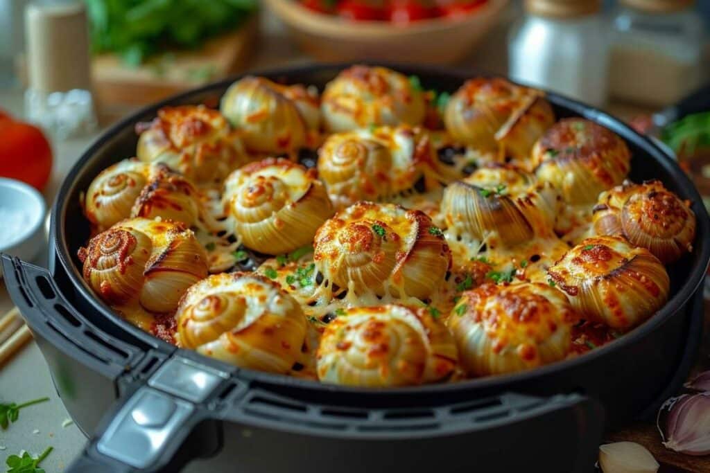 Recette airfryer escargots à la pizza : croustillante et savoureuse façon facile