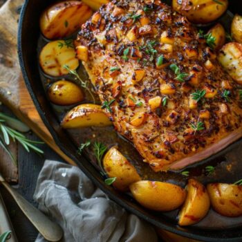 Recette airfryer filet de porc farci aux pommes et à la sauge : délicieux et rapide à préparer