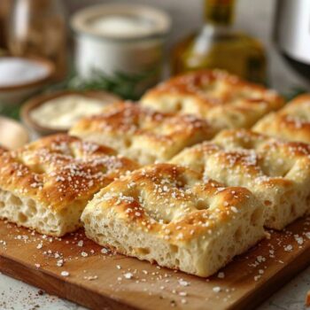 Recette airfryer focaccia au sel de mer : pain italien croustillant et rapide