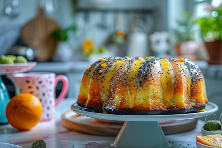 Recette airfryer gâteau au pavot et à l’orange : Un délice facile et rapide à préparer