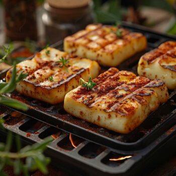 Recette airfryer halloumi grillé à l’harissa : une explosion de saveurs méditerranéennes
