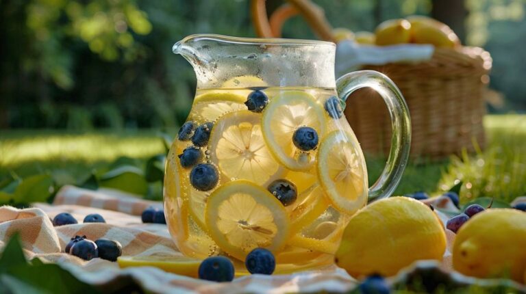Infusion Froide Citronnelle et Myrtille : L’Alliance Parfaite pour Votre Prochain Pique-Nique