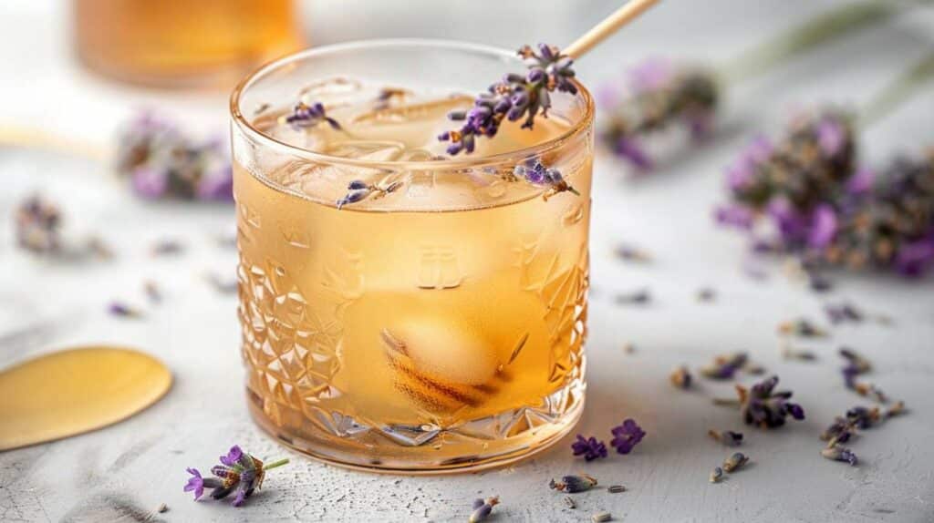 Infusion Froide Lavande et Miel – Promouvoit le bien-être et la relaxation, idéale pour le soir.