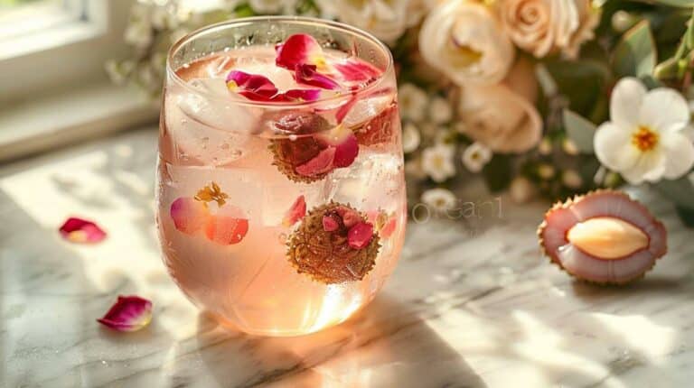 Infusion Froide Rose et Litchi : Élégance et Douceur dans Chaque Gorgée