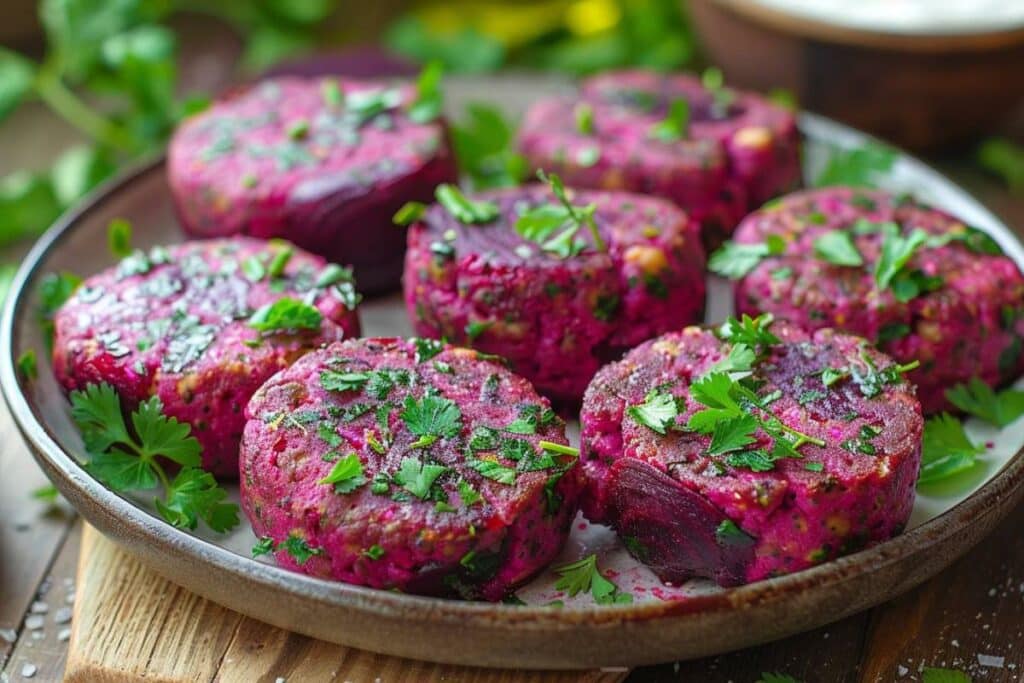 Recette airfryer koftas aux pois chiches et à la betterave rouge : sain et délicieux