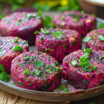 Recette airfryer koftas aux pois chiches et à la betterave rouge : sain et délicieux