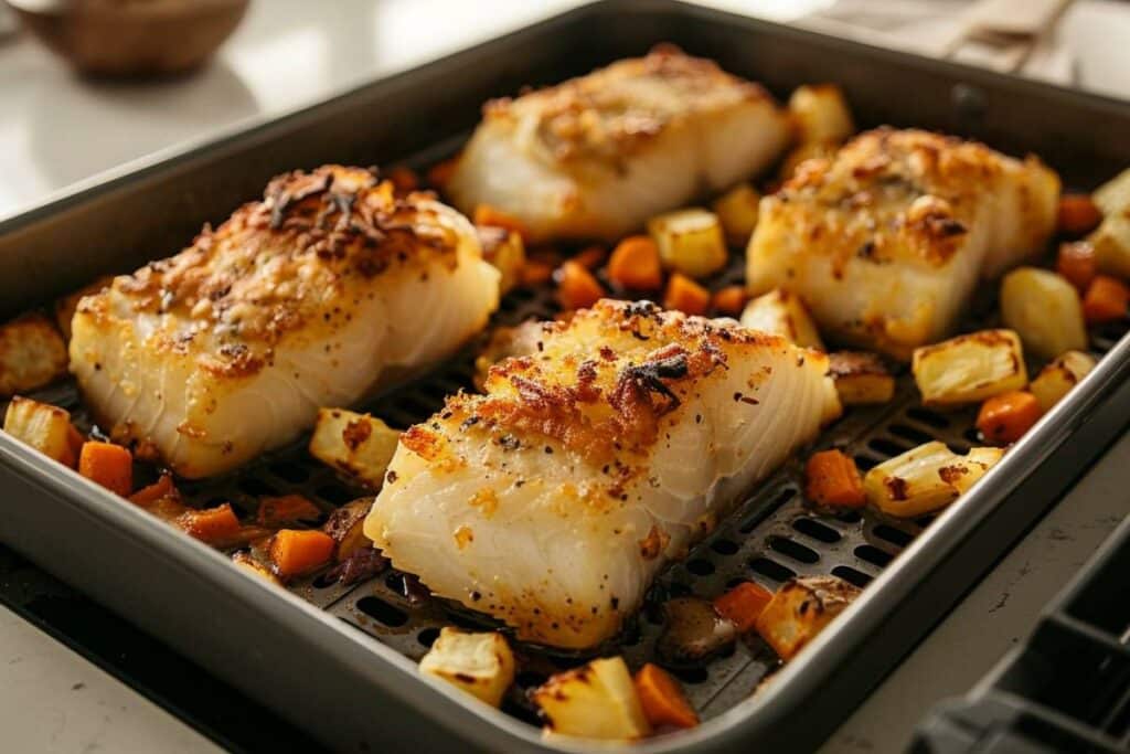 Recette airfryer pour parcelles de morue et légumes surgelés : rapide et savoureux !