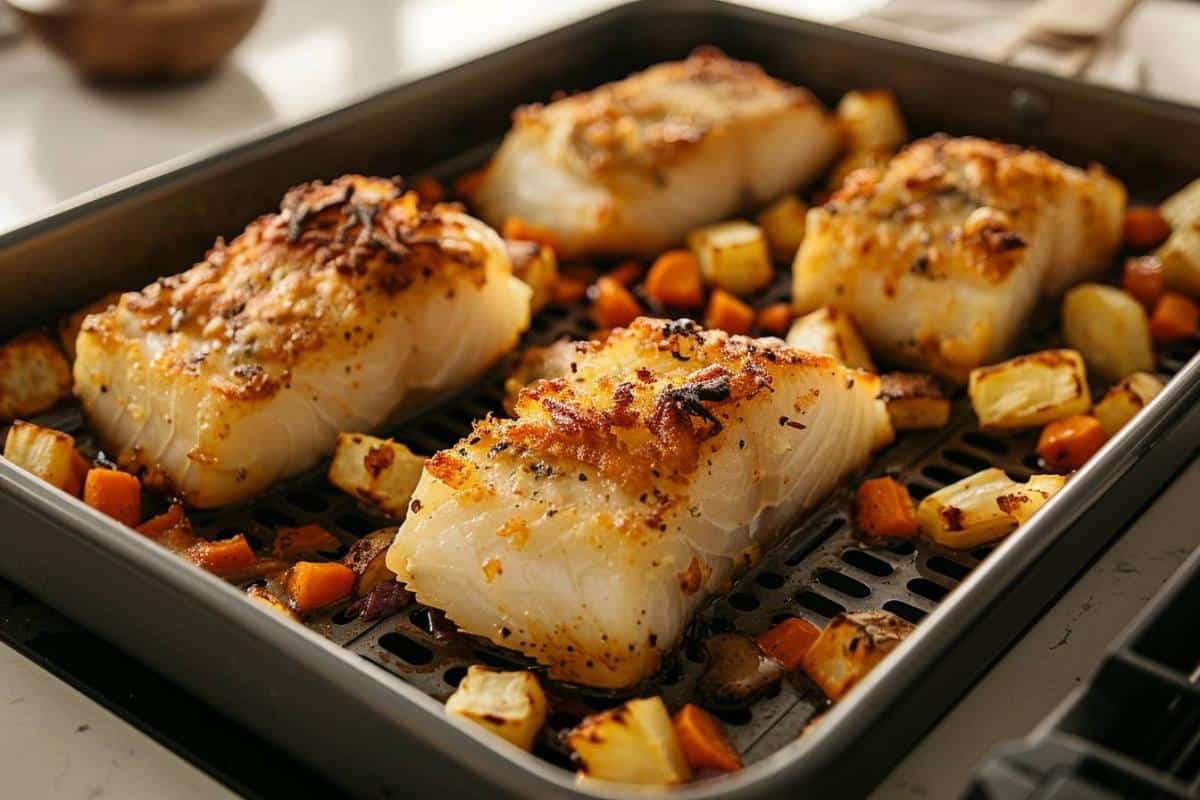 Recette airfryer pour parcelles de morue et légumes surgelés : rapide et savoureux !