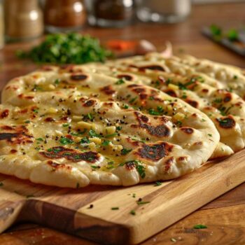 Recette airfryer naan à l’ail : préparation facile et rapide pour un naan délicieux et croustillant