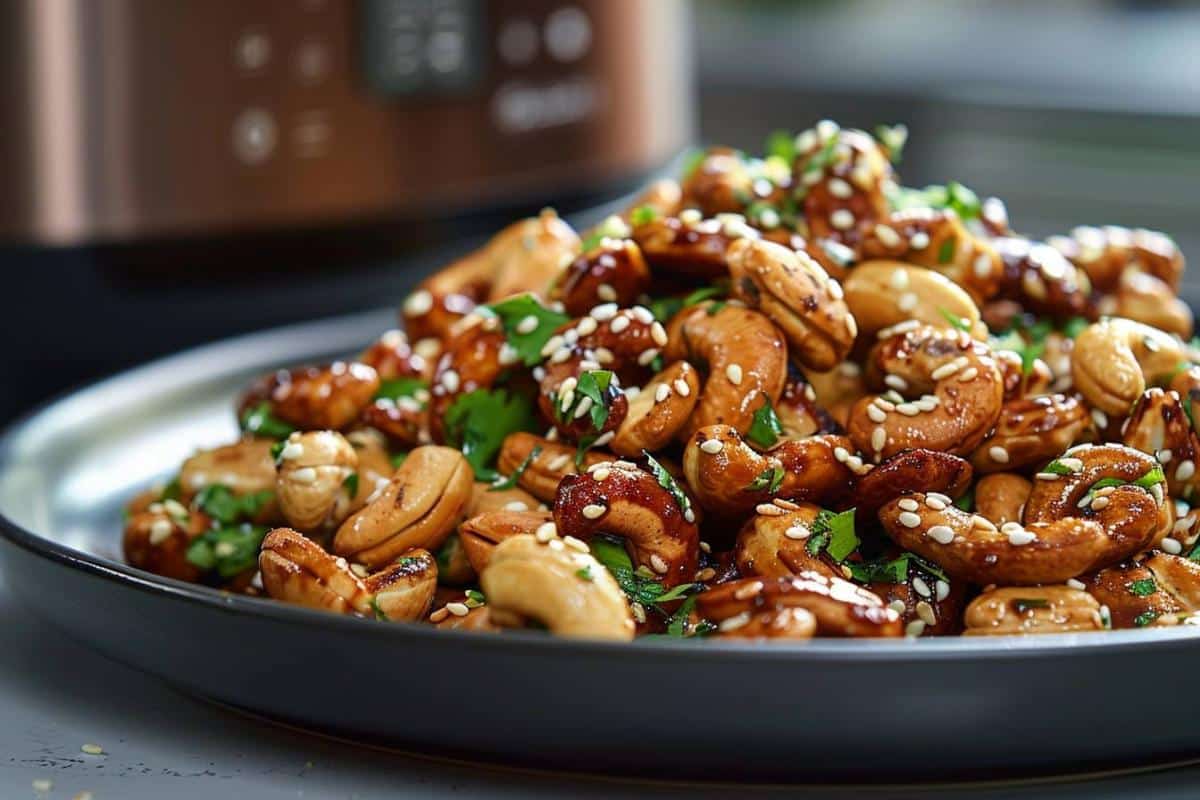 Recette airfryer : noix grillées au tamari, savoureux et sain