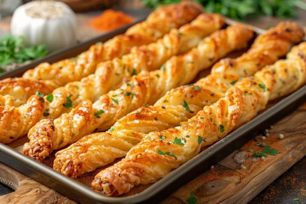 Recette airfryer pailles de fromage croustillantes et savoureuses pour un apéritif réussi